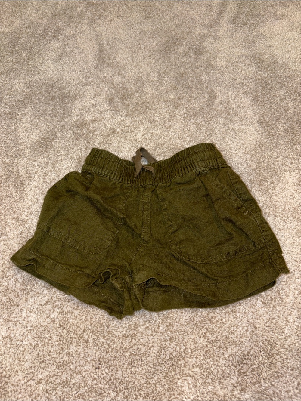 Quince Kids Olive Pull-On Shorts